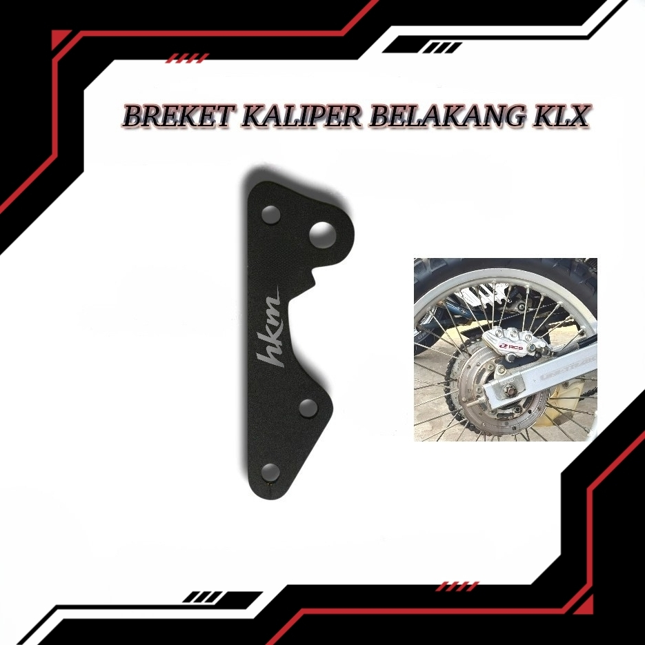 Bracket Cakram Belakang KLX Dtracker 150 Breket Dudukan Pangkon Kaliper RCB