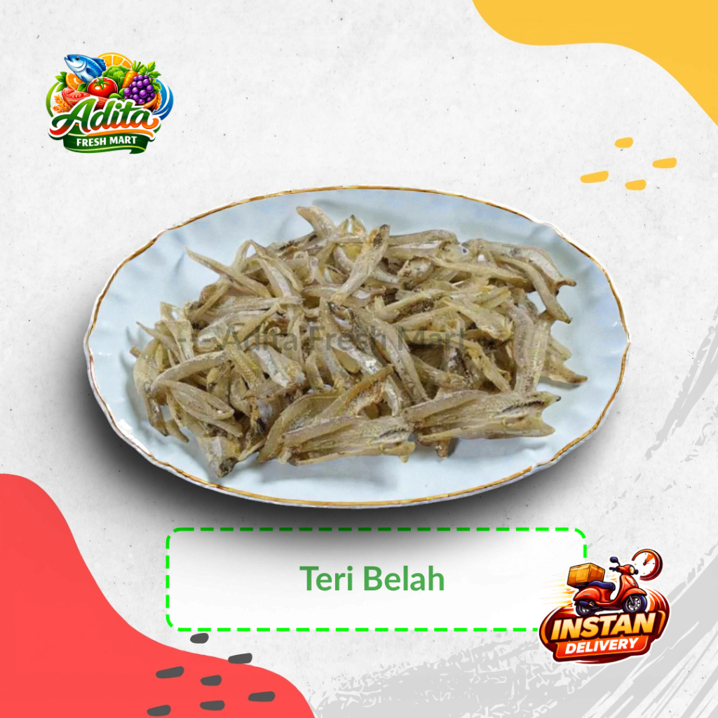 Ikan Teri Belah | Teri Belah | Teri Jengki Belah