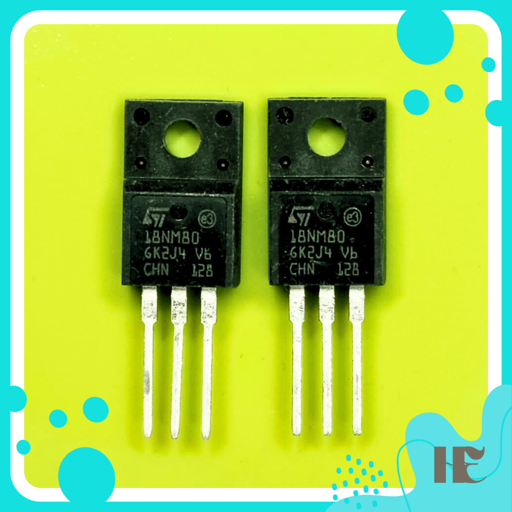 18NM80 F18NM80 STF18NM80 ST Mosfet N-Ch 18A 800V To-220F BARU