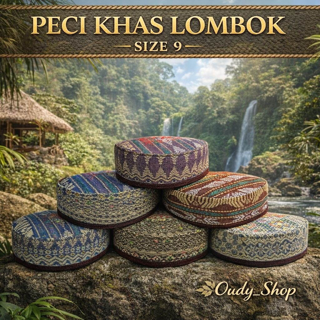 Kopiah Peci Size 9 Khas Lombok