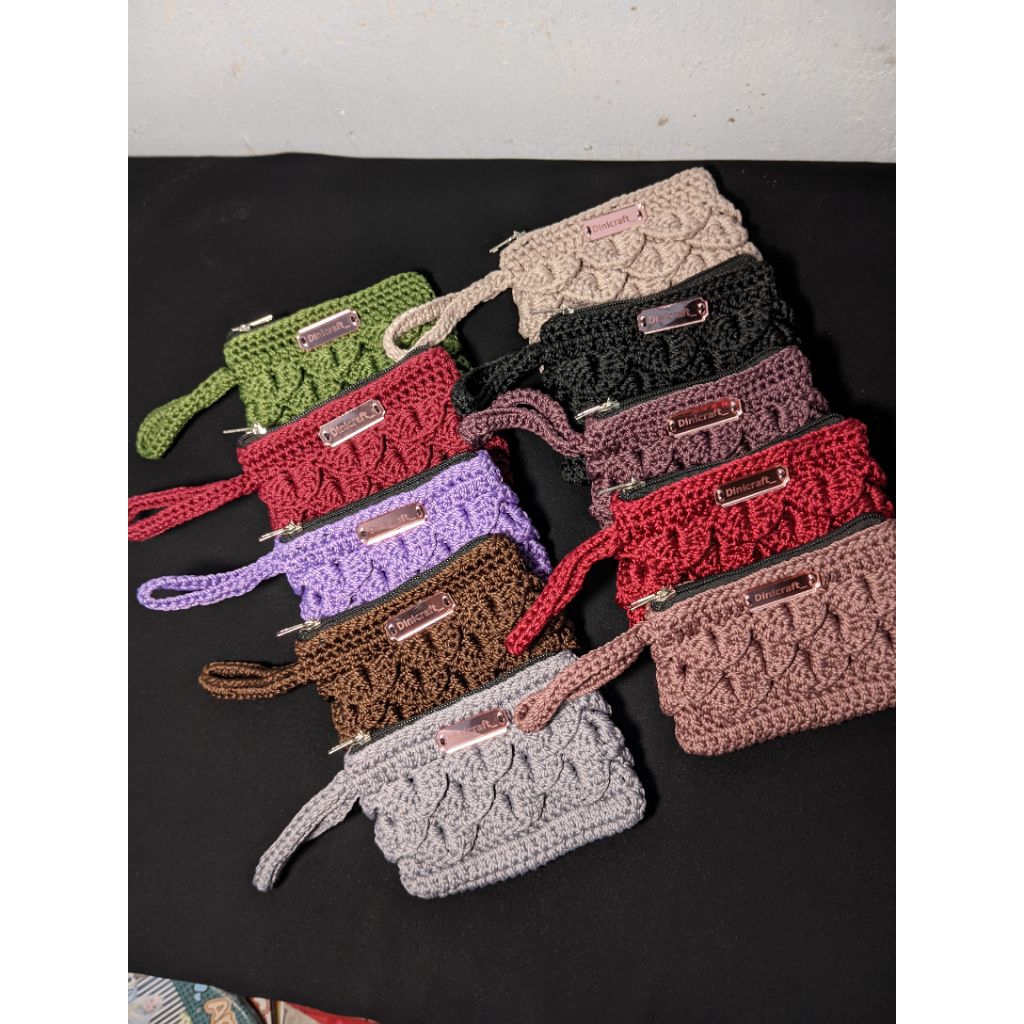 dompet rajut/ dompet koin/ dompet rajut mini handmade/dompet wanita
