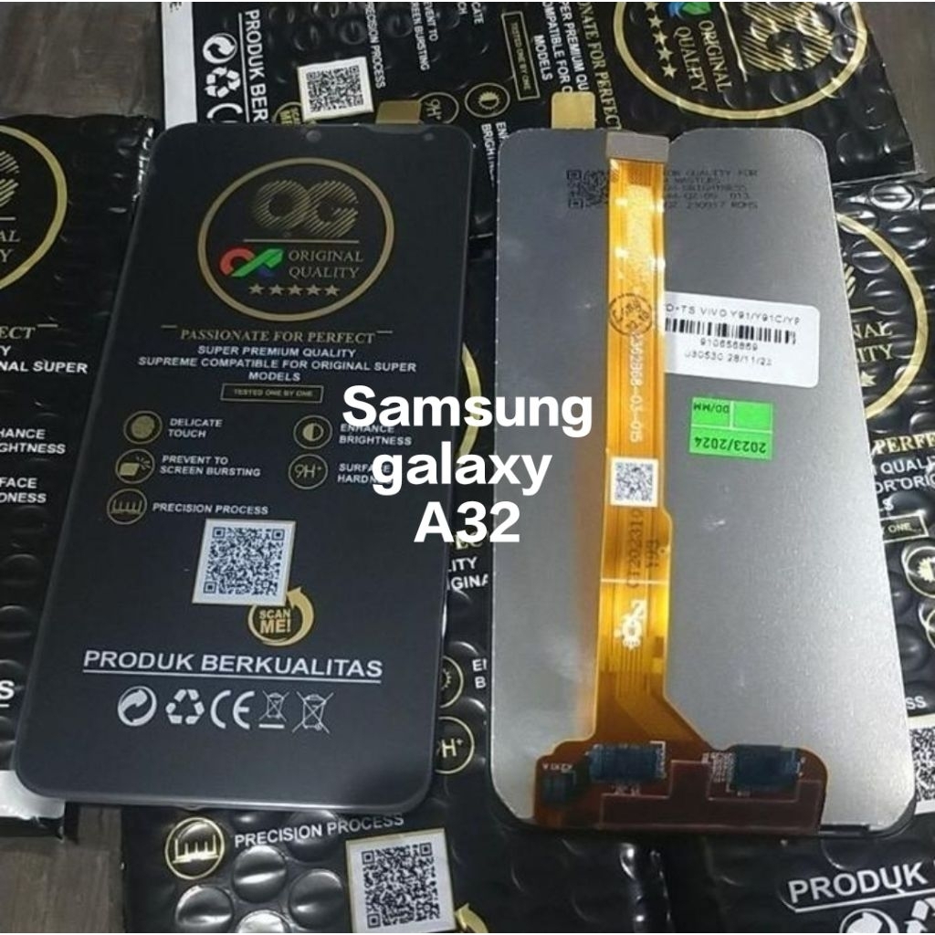 layar lcd samsung galaxy A32 4g no finger best quality