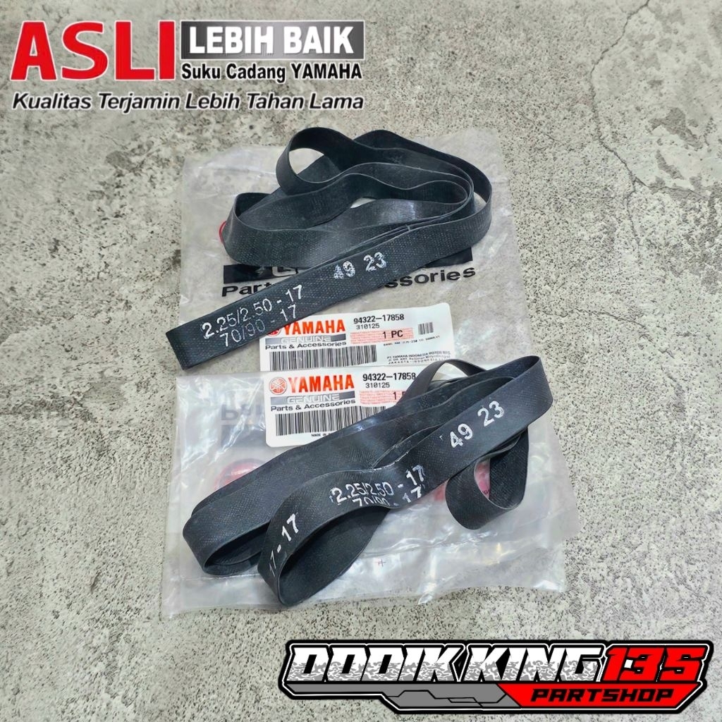 BAND RIM KARET PELINDUNG VELG BAN DALAM RING 17 F1Z F1ZR FIZR FORCE1 ALFA VEGA JUPITER ORIGINAL YAMA