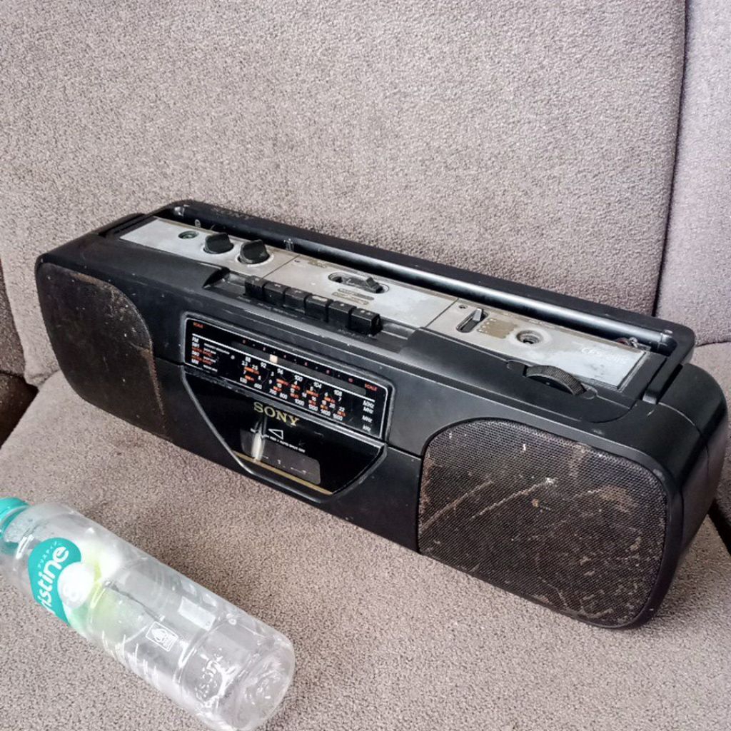 radio mini compo sony (asal bunyi) minus