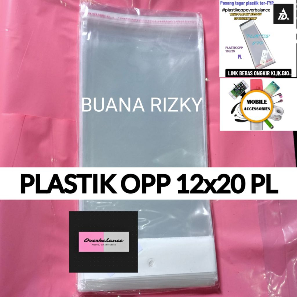 Plastik Opp 12x20 Display - Plastik Opp 12 x 20 Perlis