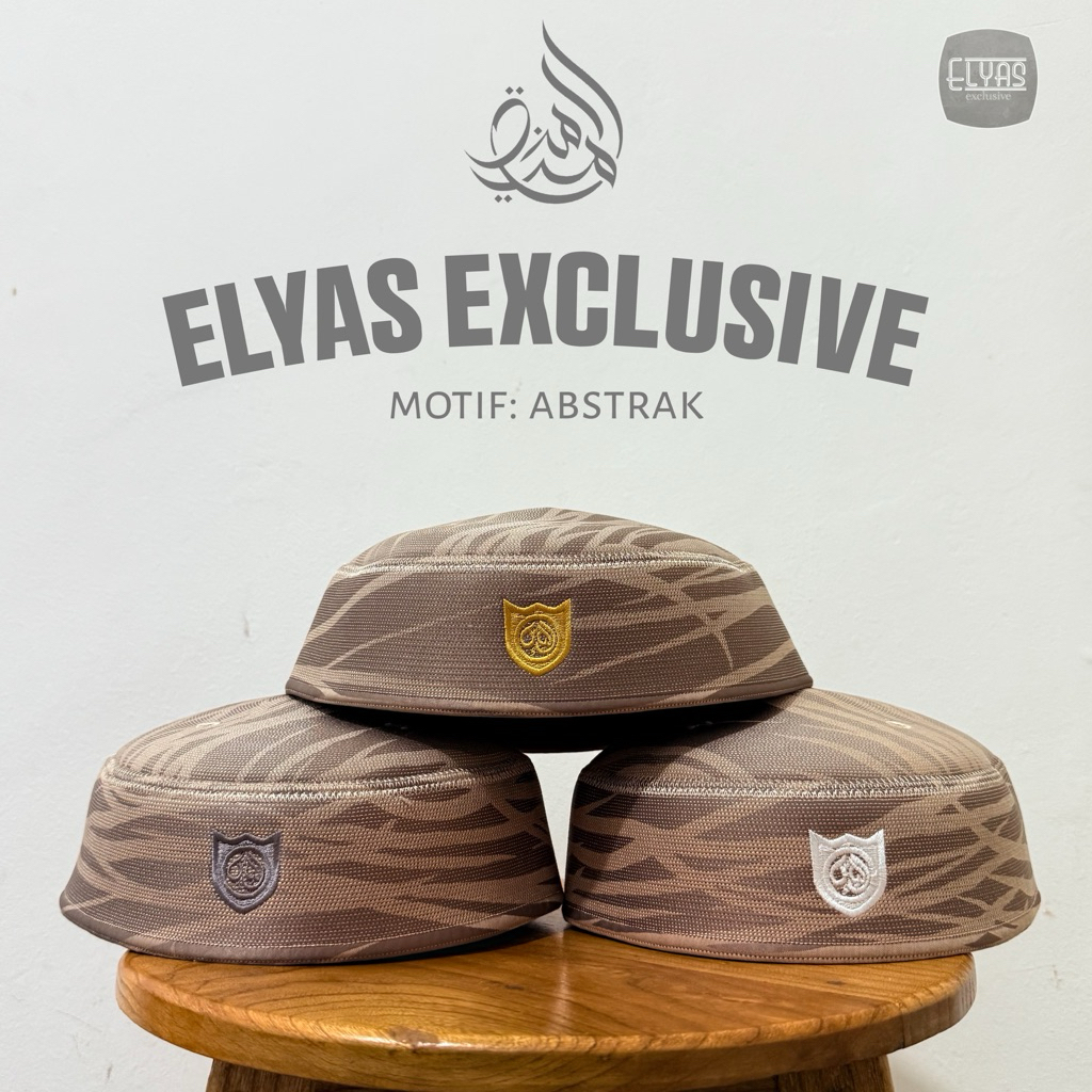 KOPIAH ELYAS A6 MOTIF ABSTRAK / peci elyas a6 / peci malaysia a6/ peci malaysia a5/ songkok malaysia