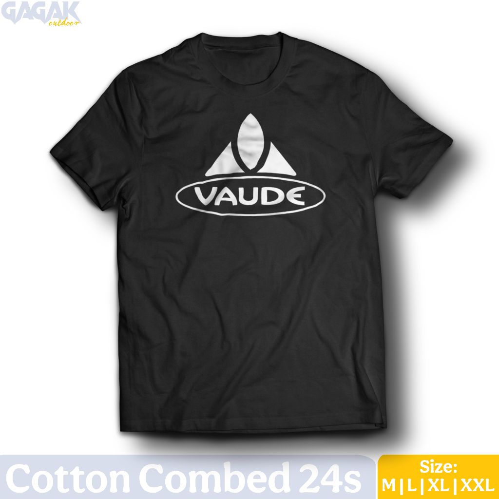 gagak outdoor Kaos Pendaki Gunung pria dan wanita logo gunung Vaude outdoor Gear baju pendaki