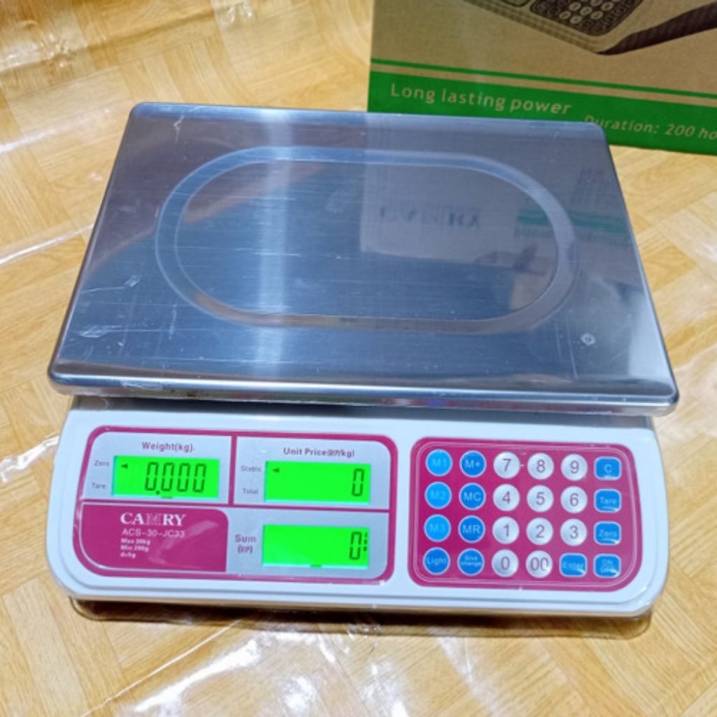 Timbangan Digital Camry ACS-30-JC33 - Akurat dan Praktis