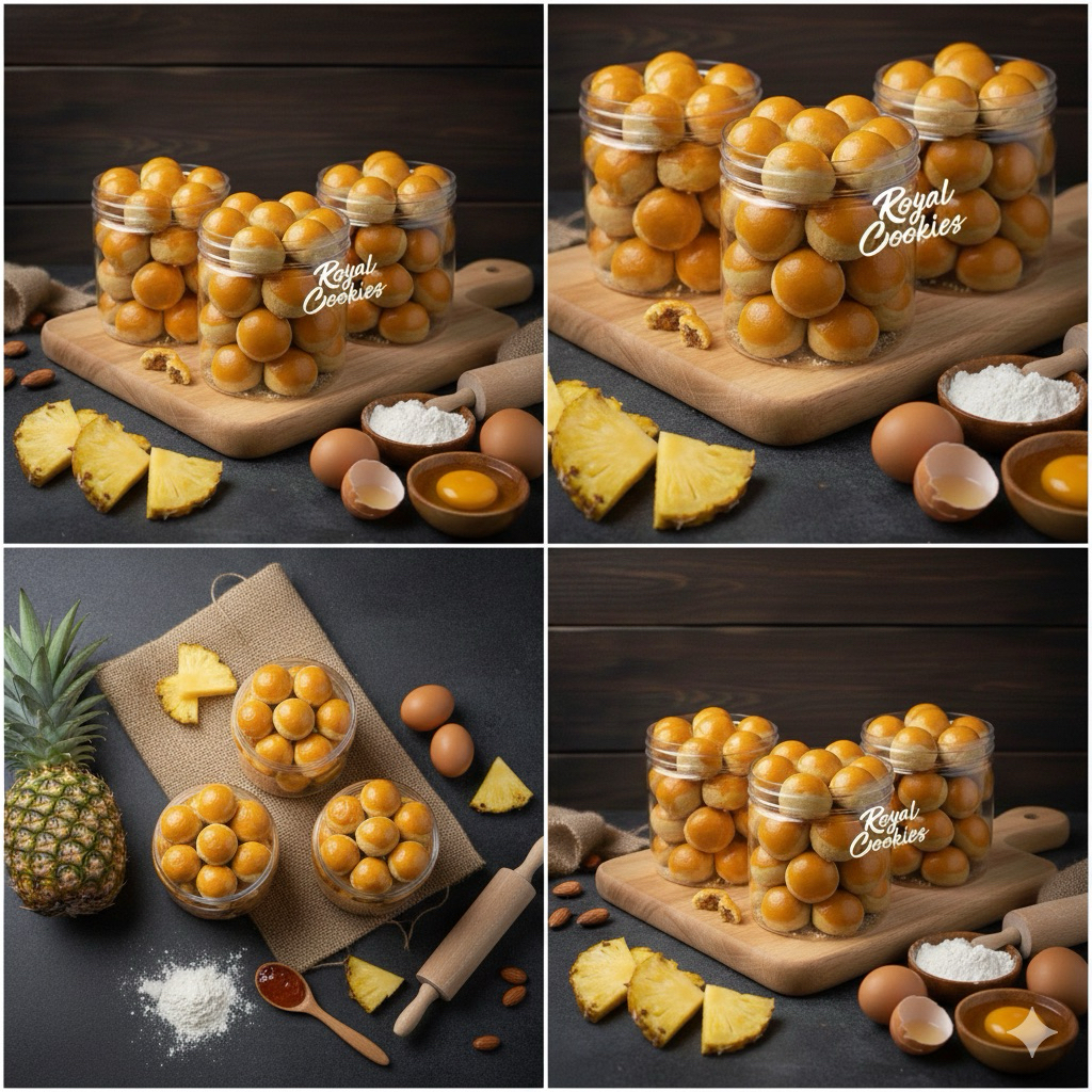 NASTAR PREMIUM Sultan Homade Enak Lembut Lumer nastar wisman keju 600ml kue lebaran