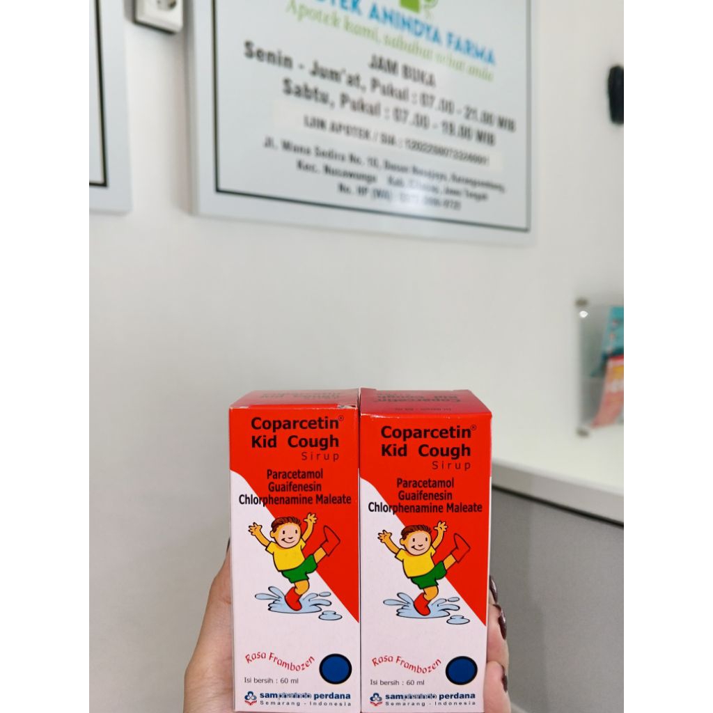 COPARCETIN KID COUGH SIRUP 60 ML