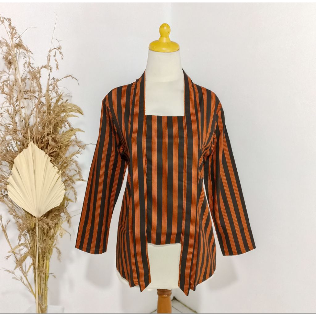 ATASAN  LURIK KUTU BARU BUAT AMONG TAMU KONDANGAN Kebaya Wanita Dewasa Katun