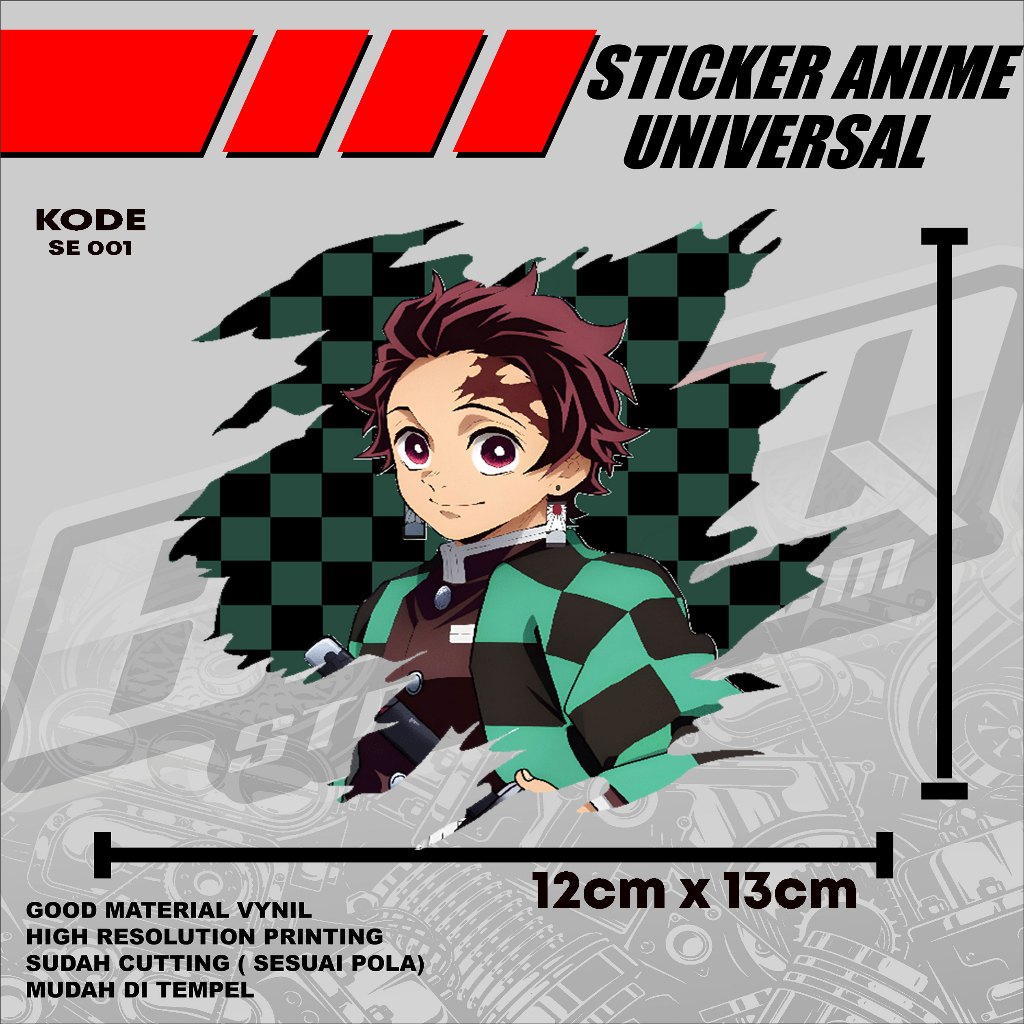 STICKER ANIME UNIVERSAL ANTI AIR