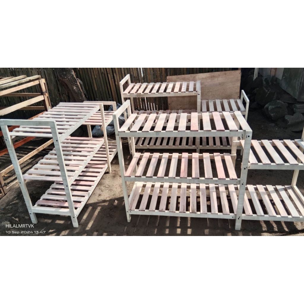 RAK DISPENSER GALON AIR FULL KAYU REALPICK RAK SERBAGUNA