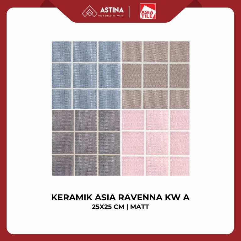 KERAMIK LANTAI ASIA RAVENNA KW A 25X25 CM MATT