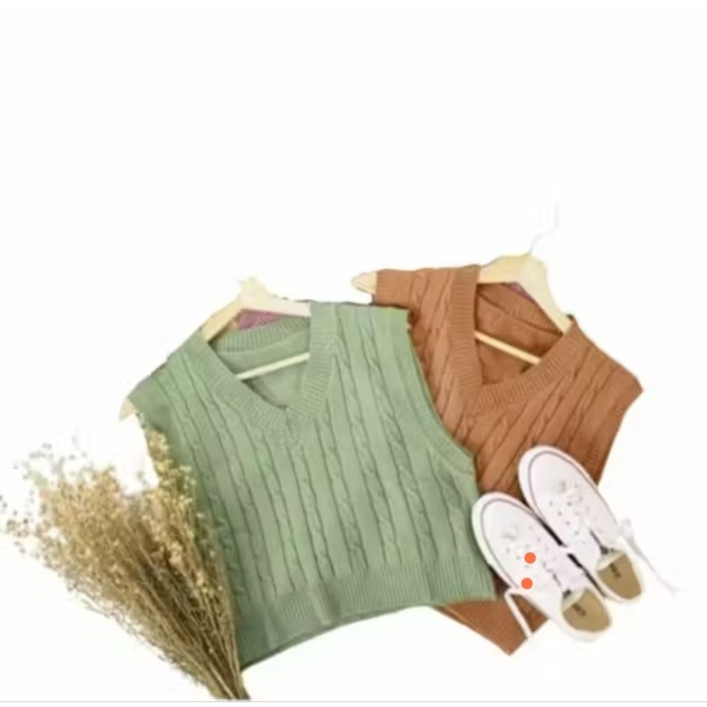 Rompi Anak Bahan Rajut Warna Hitam Dan Pink & Rok rajut / Span kemben Anak