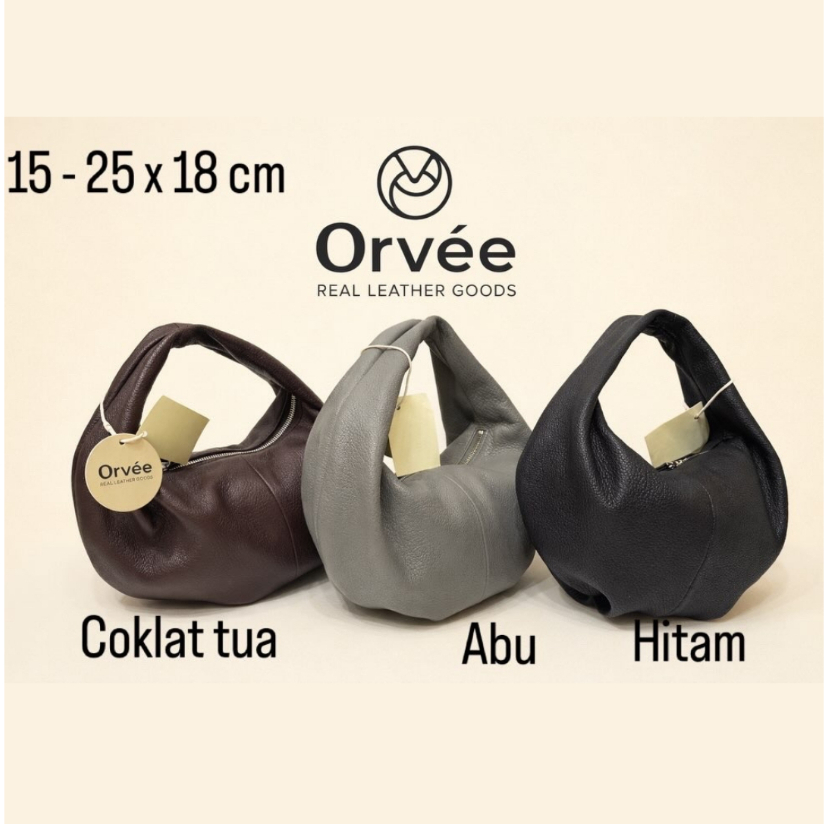 Orvée-Paris Tas Wanita Asli Kulit