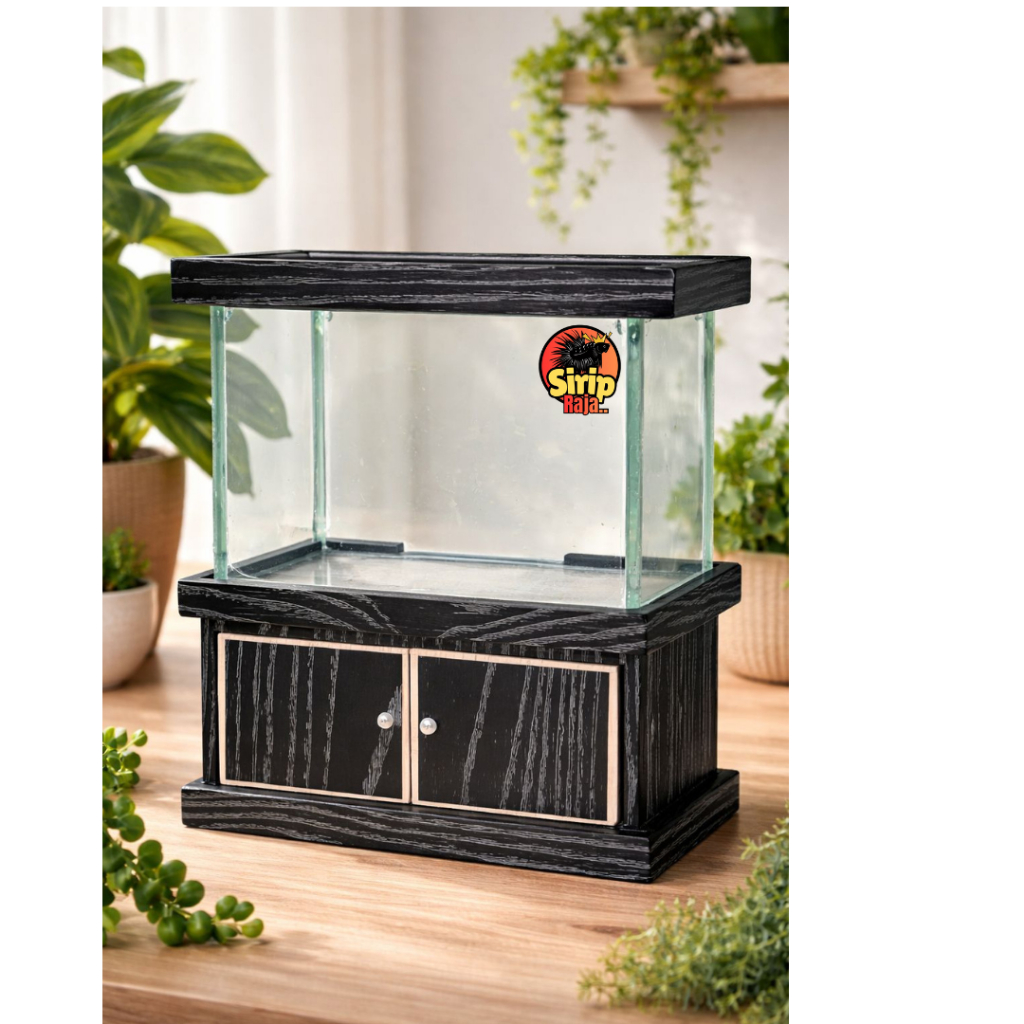 LEMARI MINI AQUARIUM MINIMALIS – AESTHETIC & KOKOH