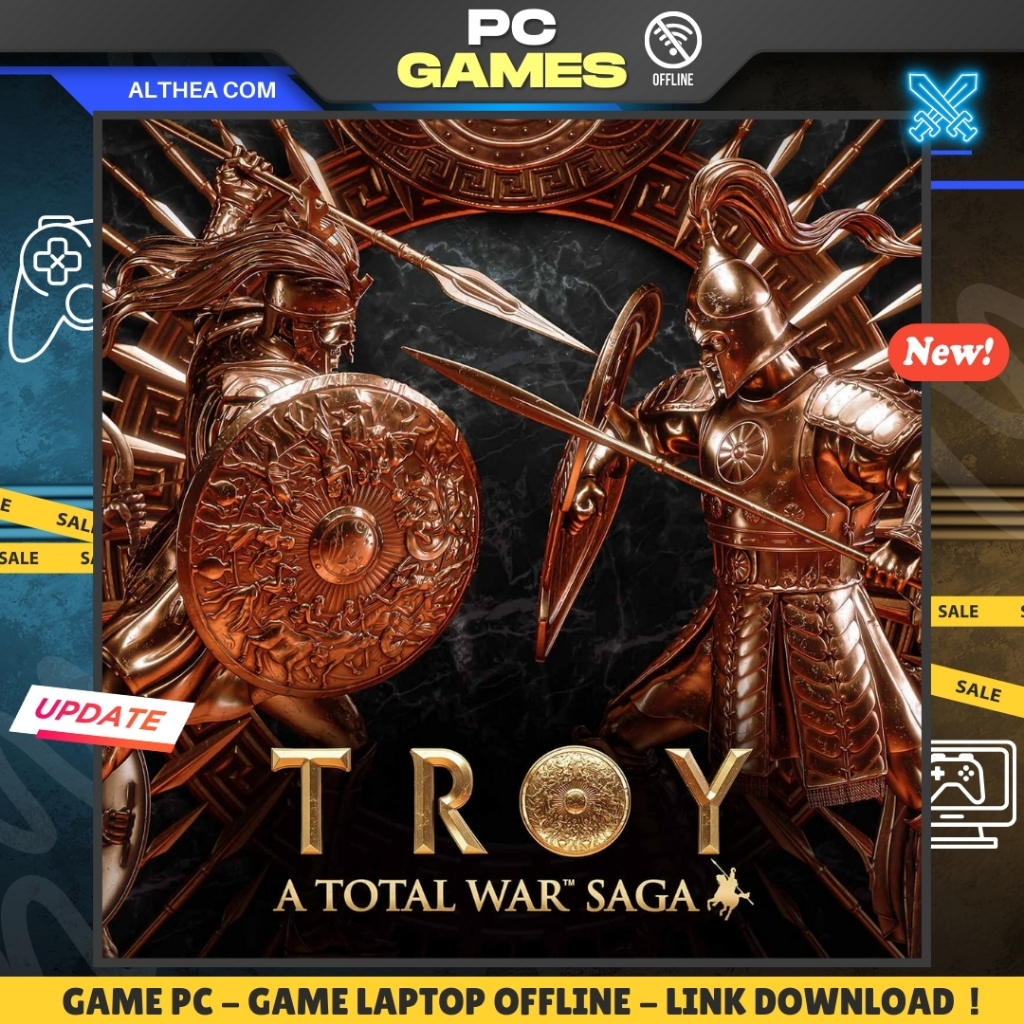 TOTAL WAR TROY - STRATEGY - GAME PC – GAME LAPTOP - OFFLINE