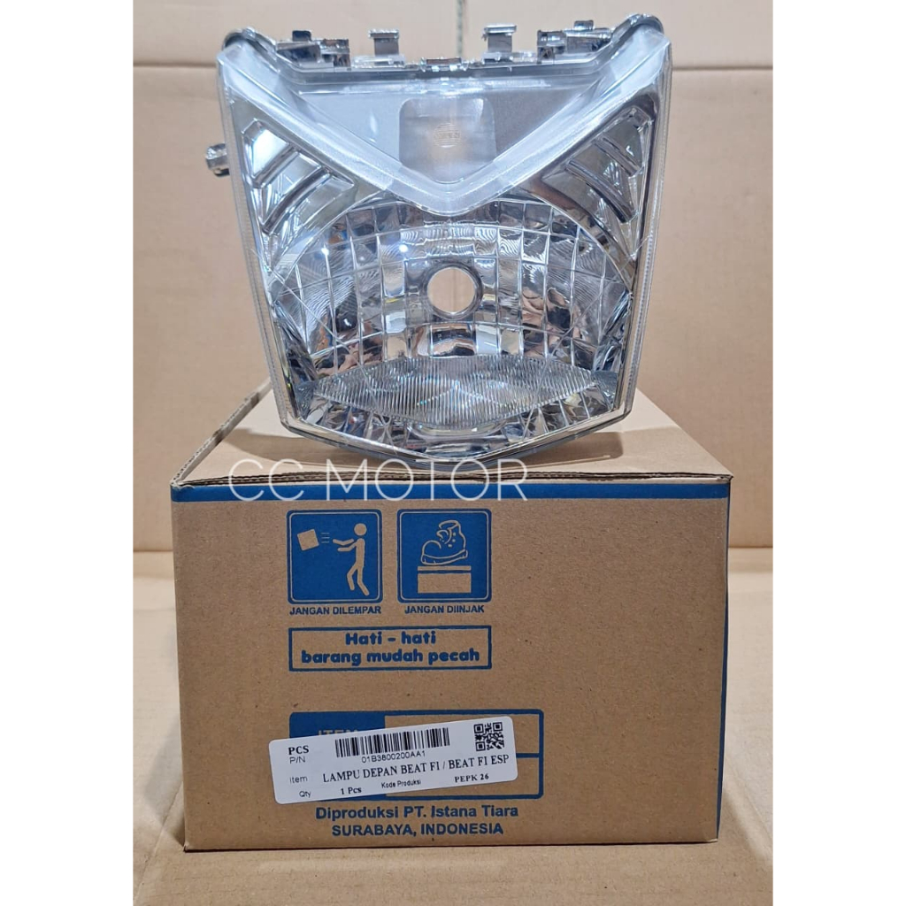 WIN Lampu Depan Beat FI / Reflektor Lampu Depan Beat FI  / Head Lamp Beat FI