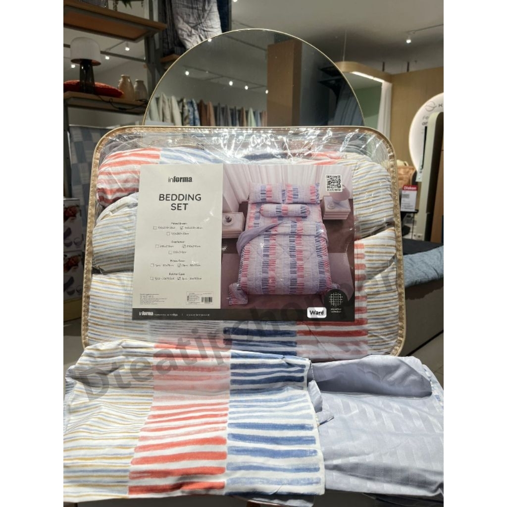 Informa Microfiber Bedding Set Size 160x200 || BEDCOVER SET || ORIGINAL