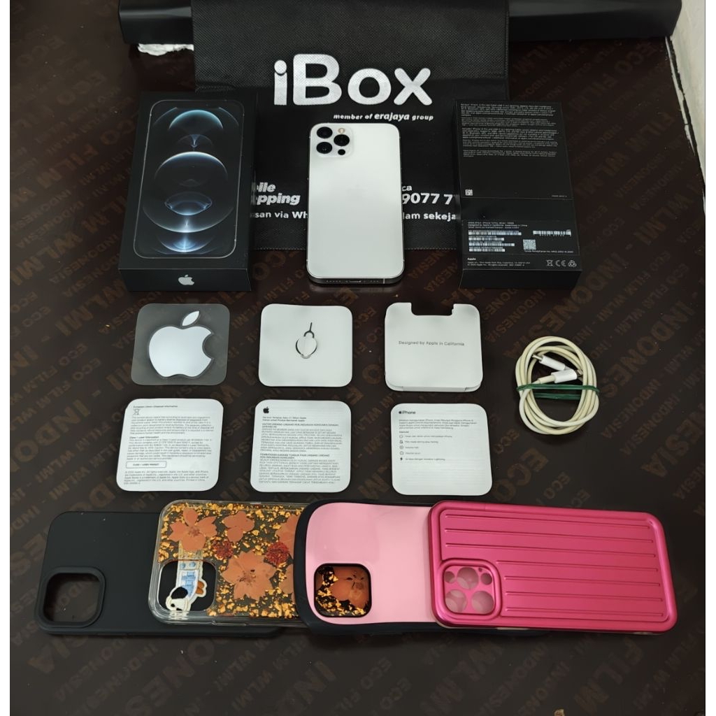 iphone 12 Pro 128gb IBOX Resmi Fullset original mulus terawat