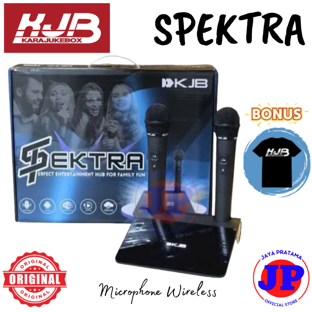 Spektra KJB HM-88 Spektra Streaming Karaoke Player with Microphone Wireless + Remote Garansi Resmi K