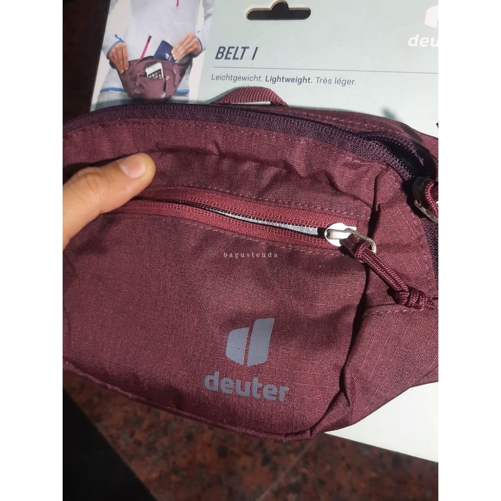 Waist Bag DEUTER Belt Original tas pinggang slempang sling bag outdoor gunung