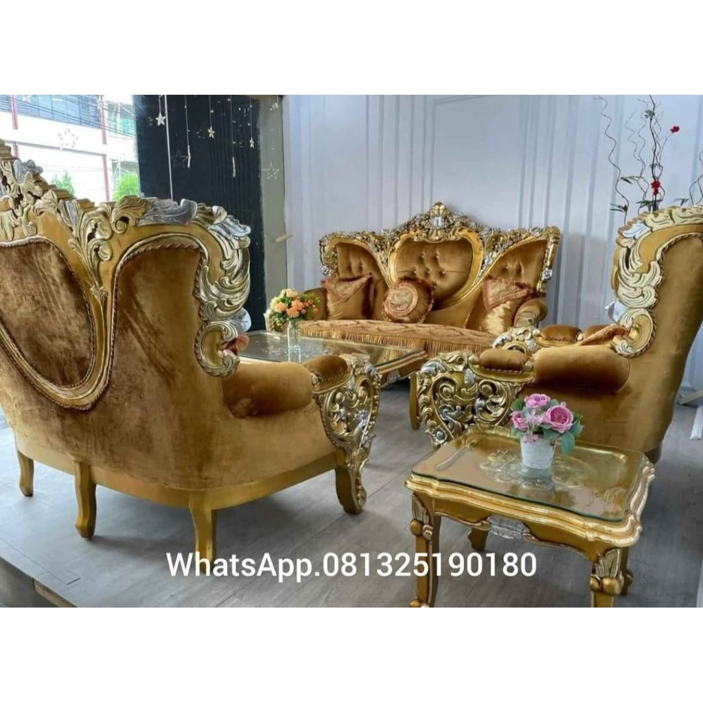 Sofa Tamu Mewah Bellagio Jati