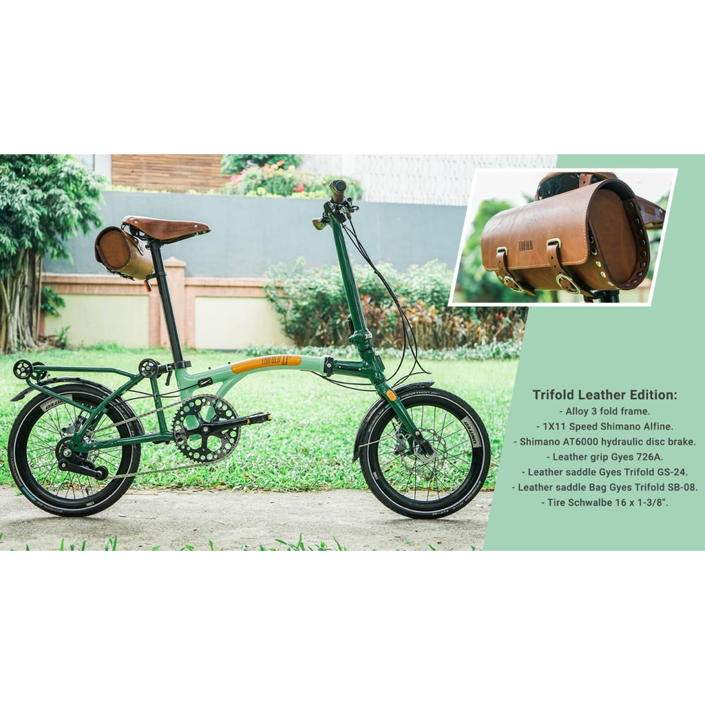 Sepeda Lipat Tiga Folding Bike 16 Inch United Trifold 11 LE Limited Edition