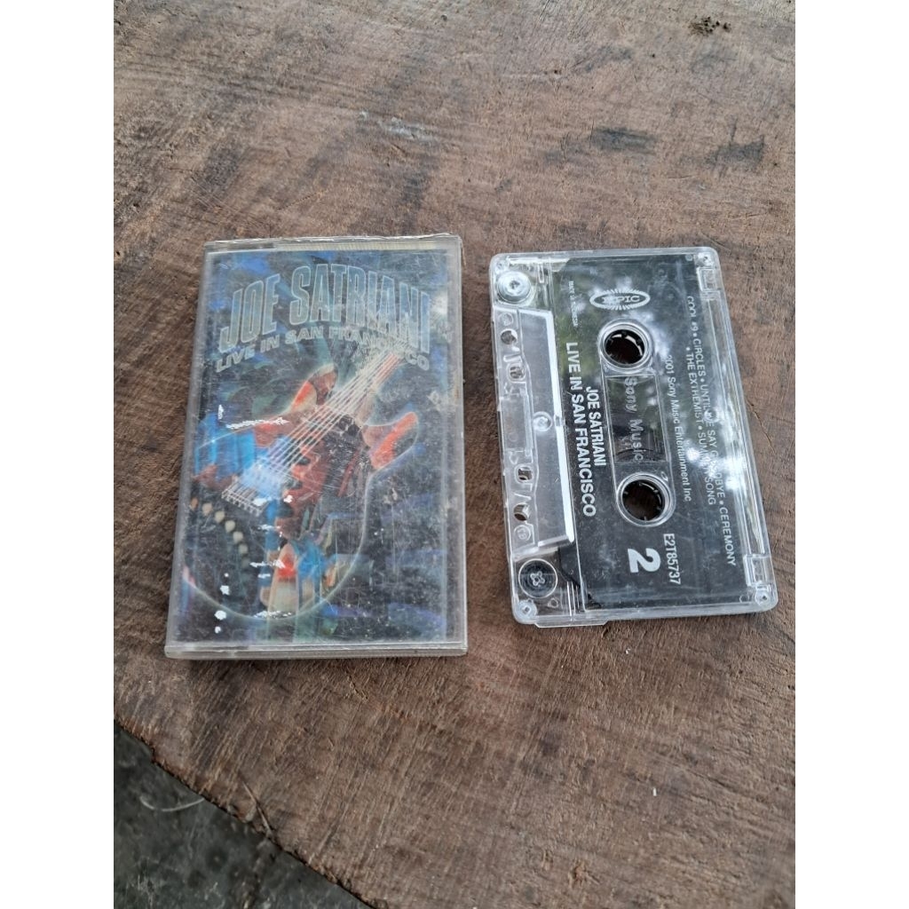 Kaset Pita Joe Satriani live san franscisco
