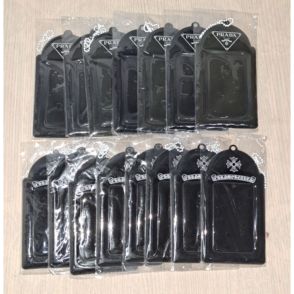 WTS CARD HOLDER CAHOL POUCH PRADA CHROME HEARTS HITAM Photocard pc y2k pvc