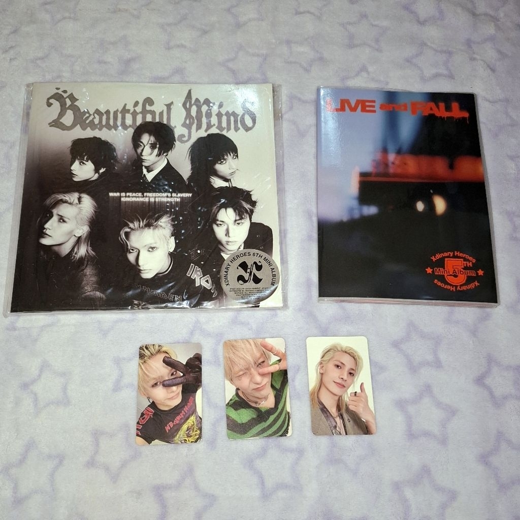 [Ready] Album Only & Photocard Xdinary Heroes Live and Fall Beautiful Mind Life Album Gunil Jooyeon 