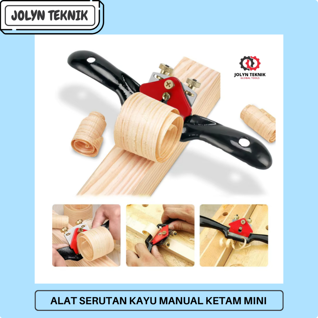 Alat Serutan Kayu Manual Ketam Mini Spokeshave 9 10 INCH 2 BAUT Wood Planner Ketam Mini