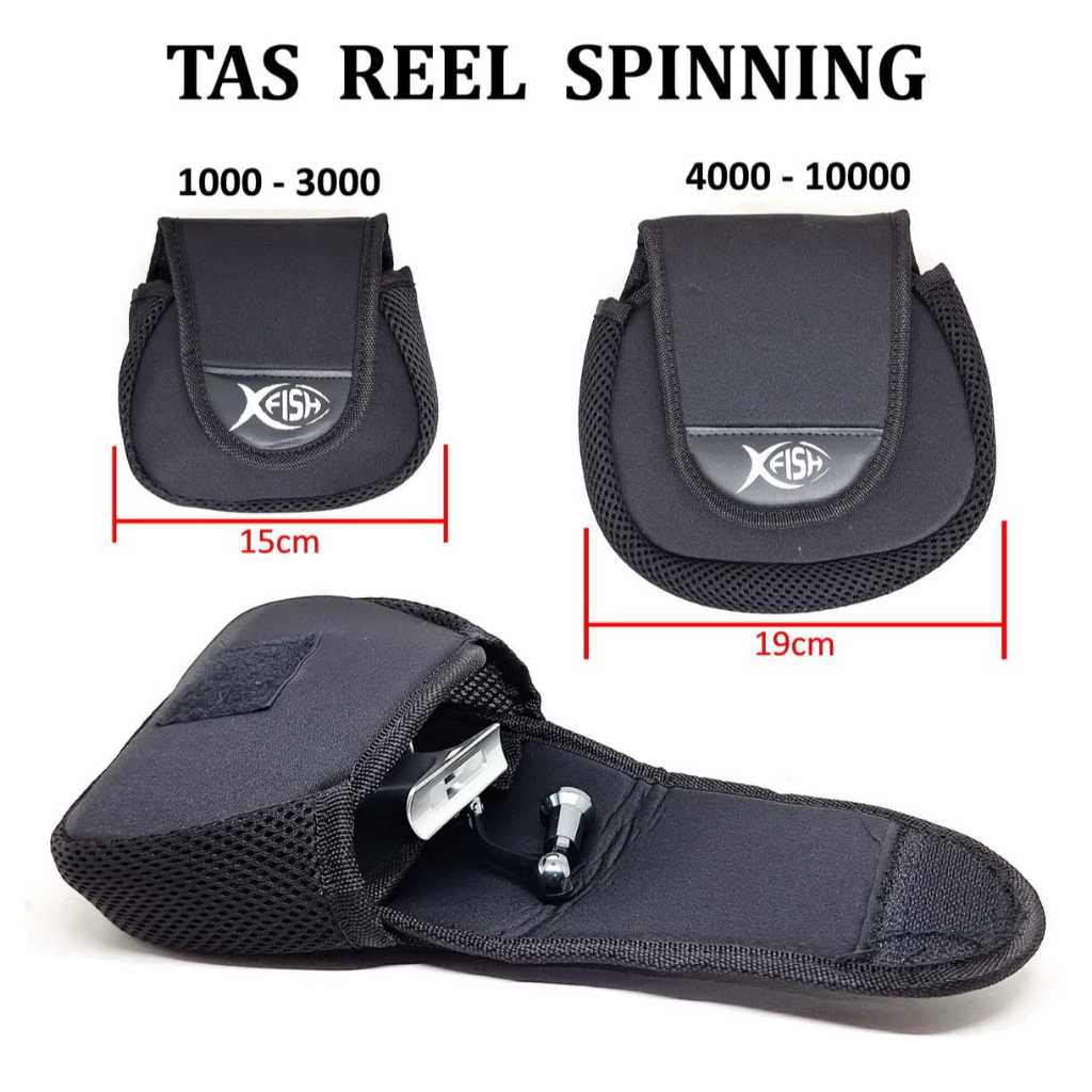 TAS REEL SPINNING, tas untuk reel pancing model spinning