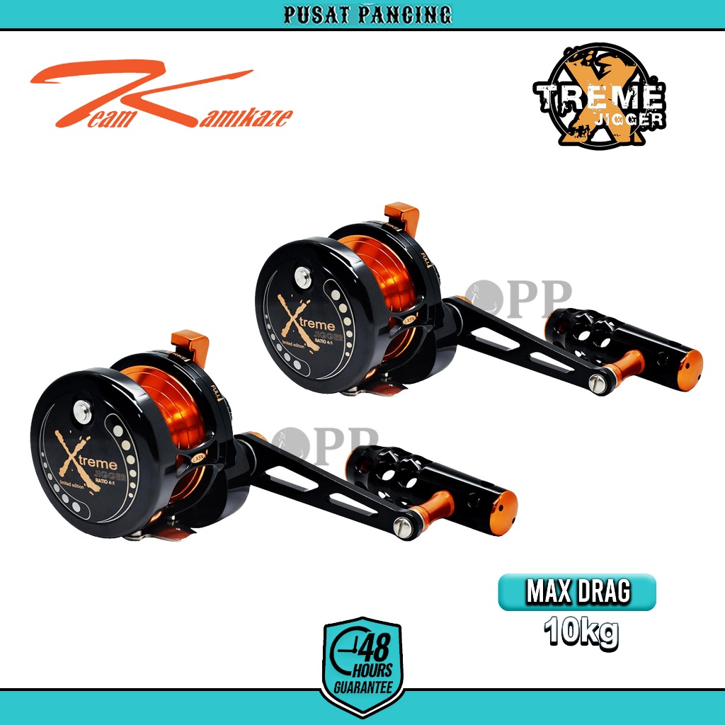 PUSATPANCING5 - Reel Pancing Overhead Team Kamikaze Xtreme Jigger RX5N & LX5N 8+1BB Limited Edition 