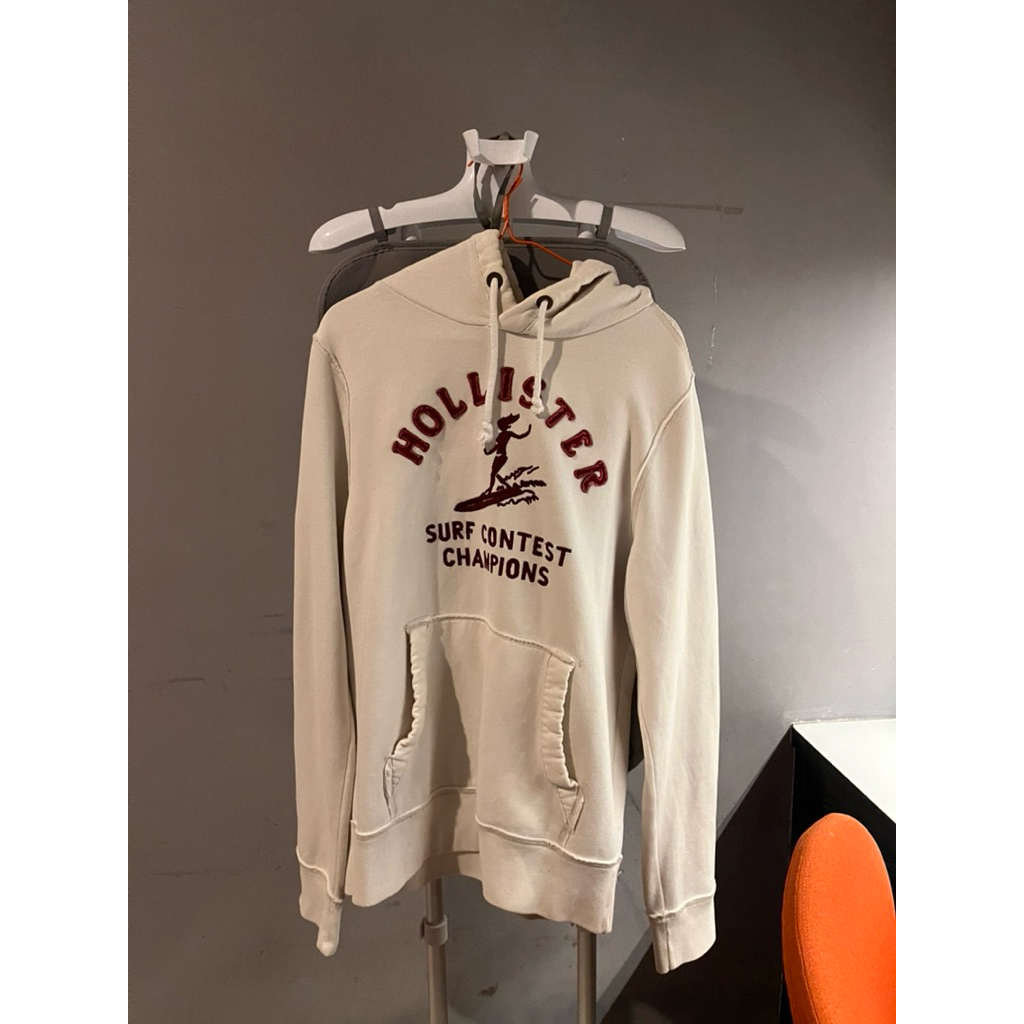 hollister hoodie putih