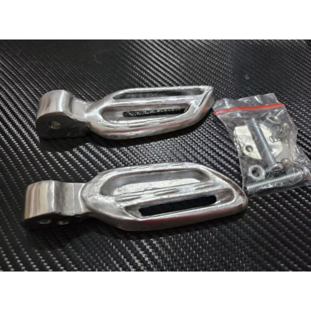 Footstep Belakang Scoopy New Step Pijakan Kaki Belakang Scoopy 2021 Silver