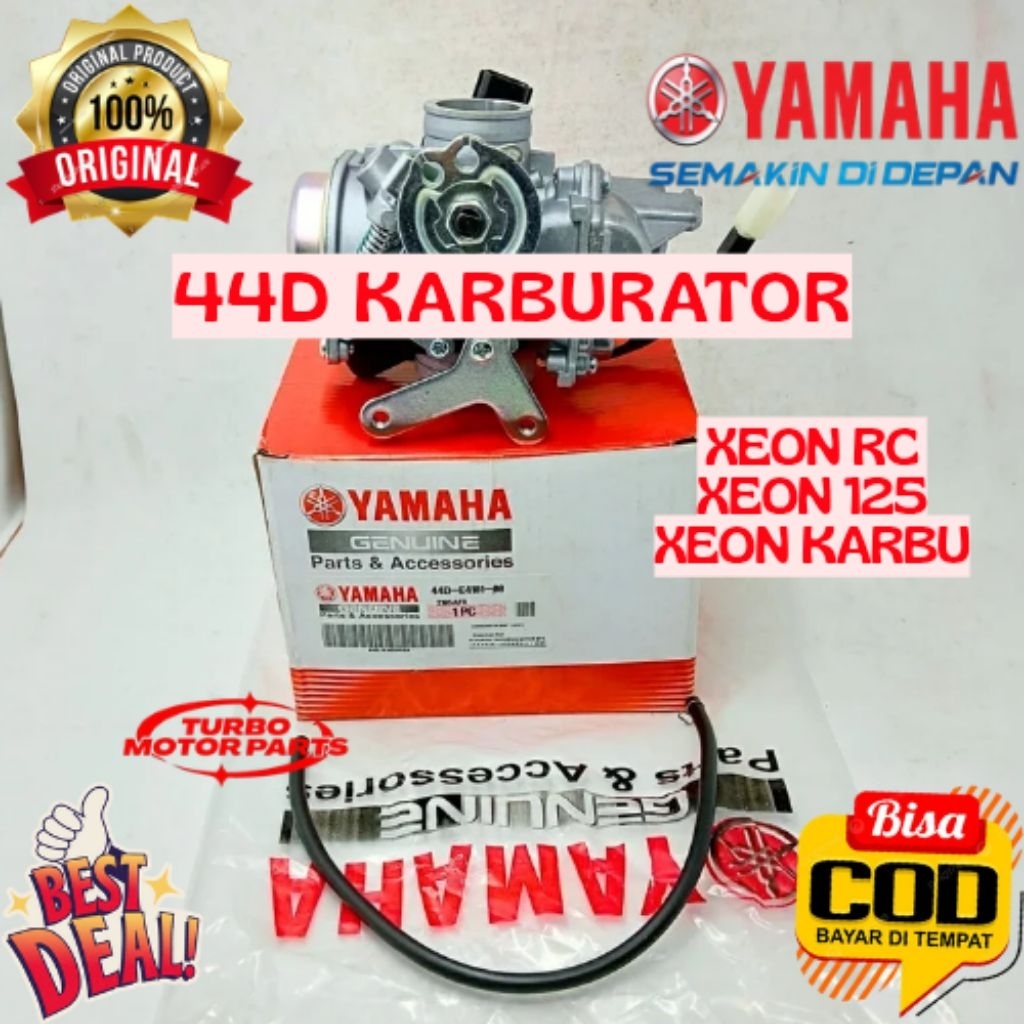 KARBURATOR ORIGINAL YAMAHA KODE 44D, KARBURATOR XEON RC, KARBURATOR 125, KARBURATOR XEON KARBU