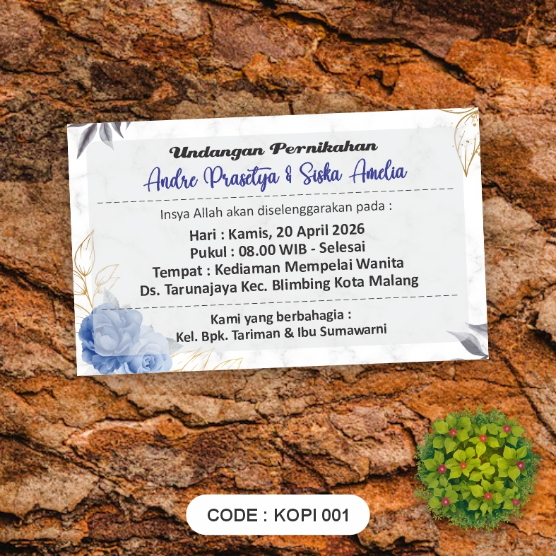 UNDANGAN KOPI, TONJOKAN, UNDANGAN SOUVENIR punjungan