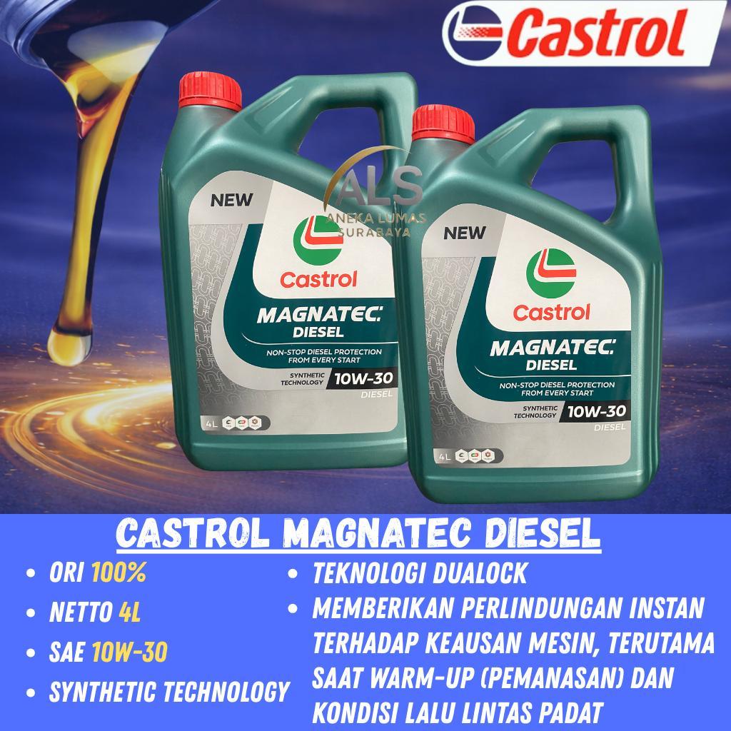 Castrol Magnatec Diesel 10w-30 / Oli mesin mobil castrol diesel 10w30 4L Original