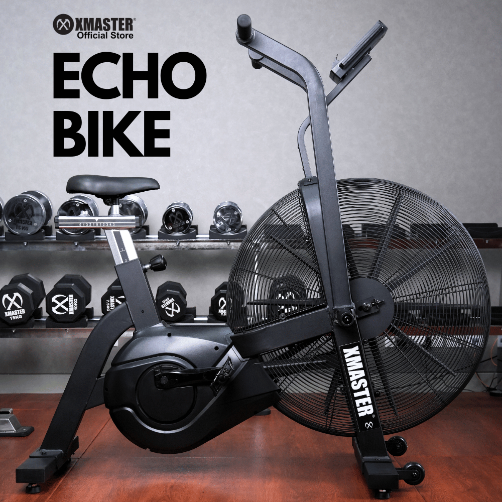 XMASTER Echo Bike Air Resistance – Air Bike HIIT dengan Konsol Digital & Interval Program