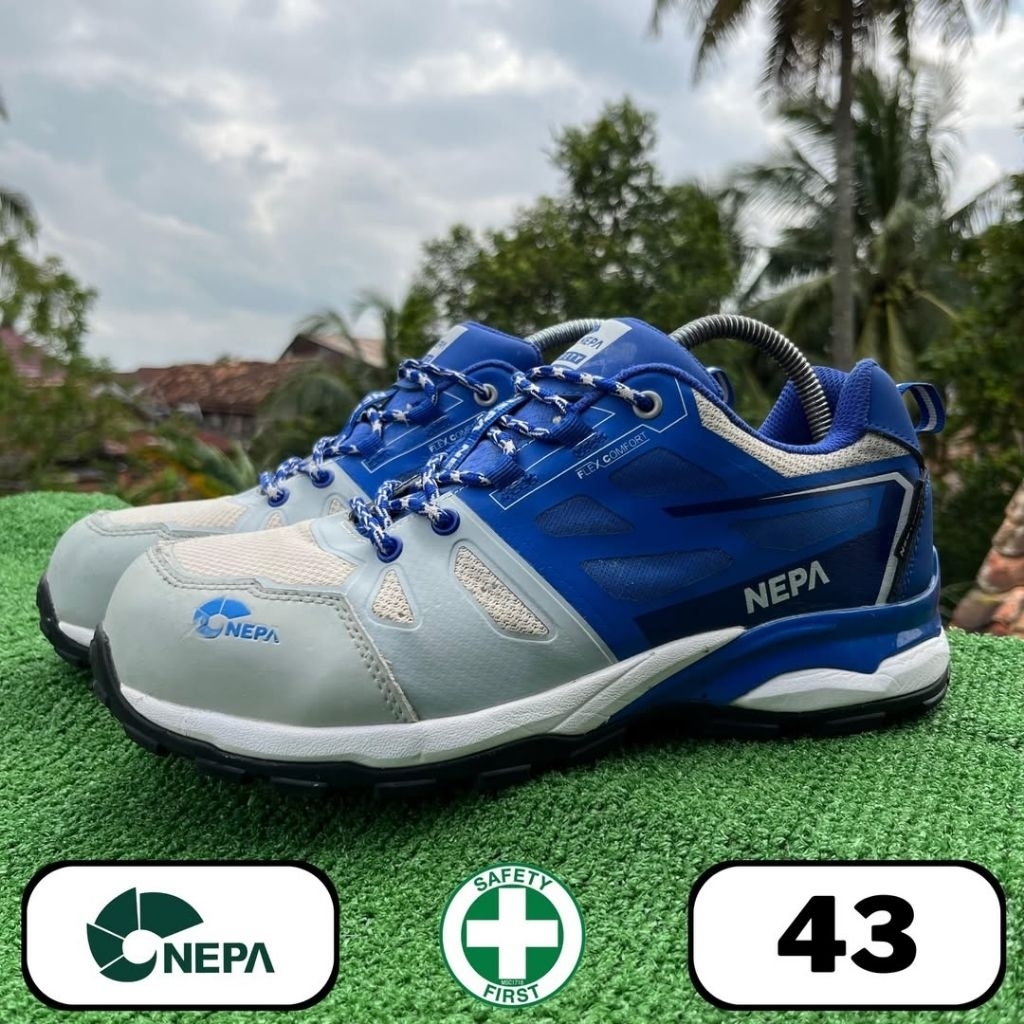sepatu safety Nepa GT-75 Blue 43