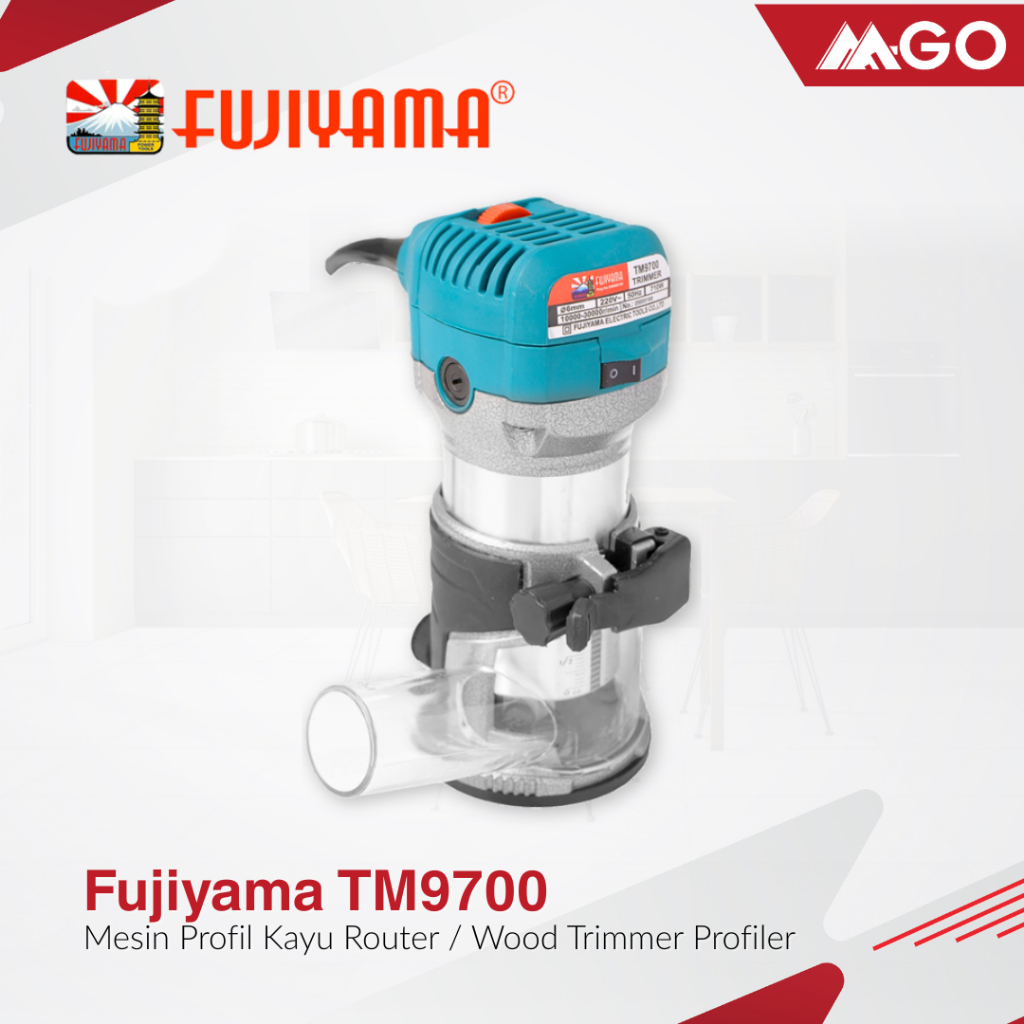 Fujiyama Mesin Router / Mesin Trimmer / Mesin Profil Variable Speed TM 9700