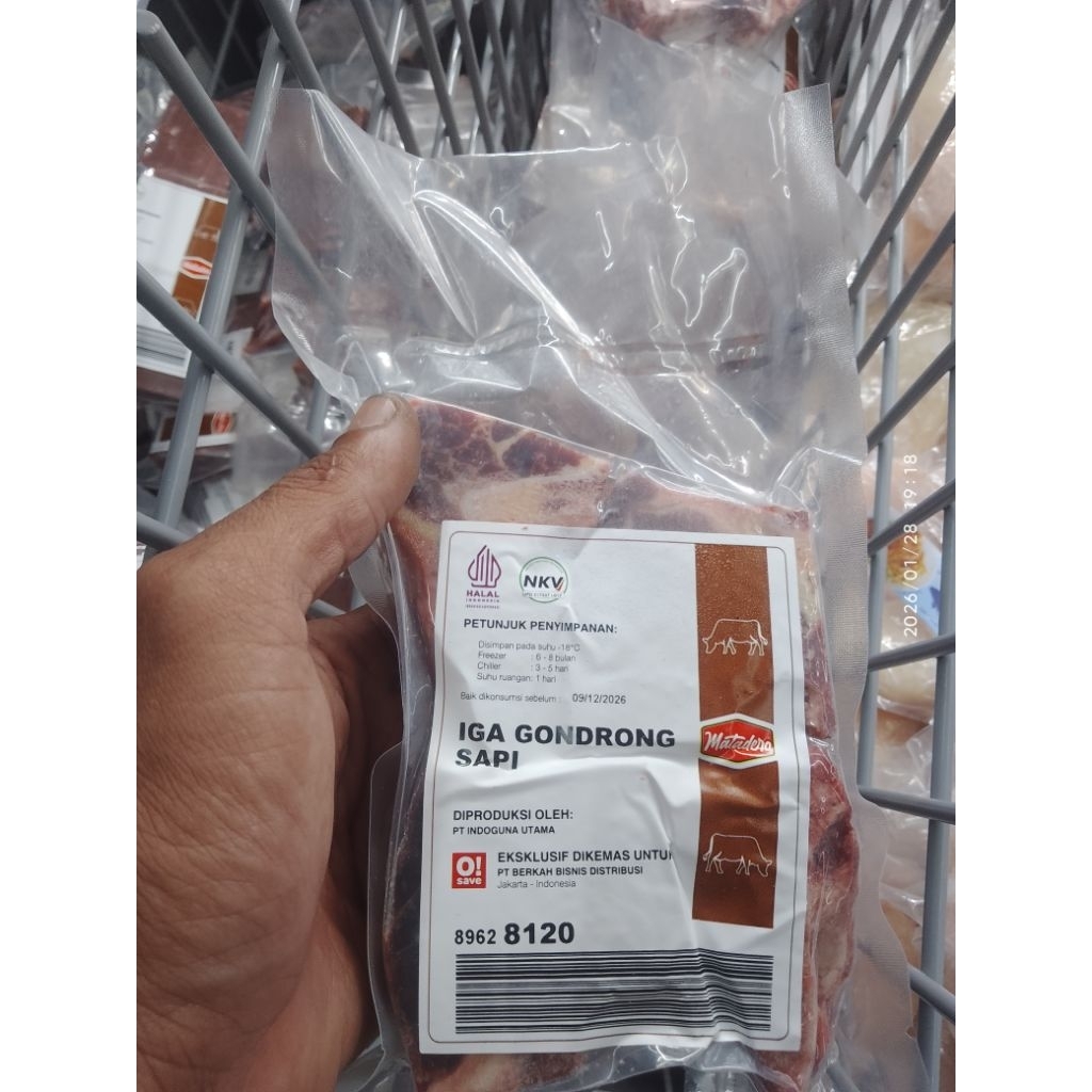 IGA GONDRONG SAPI PREMIUM / IGA GONDRONG MATADERO 250 GR
