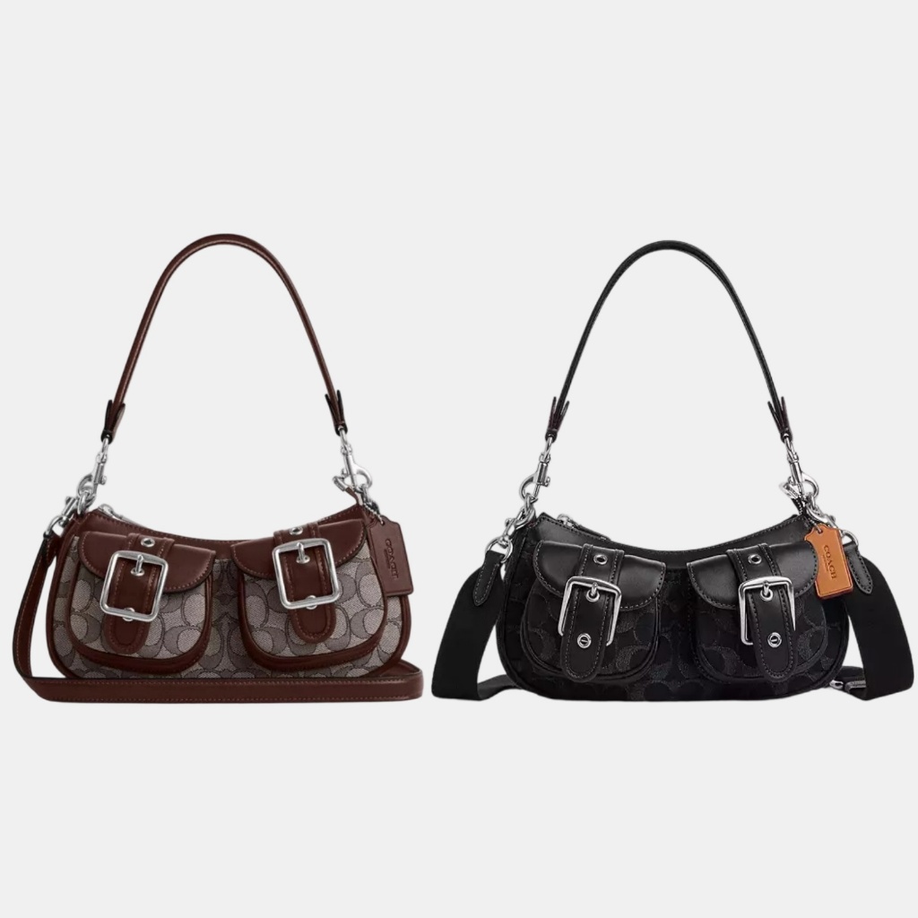 COACH Ashton Bag In Signature Jacquard Shoulder Bag Crossbody Bag /COACH Ashton Bag In Signature Den