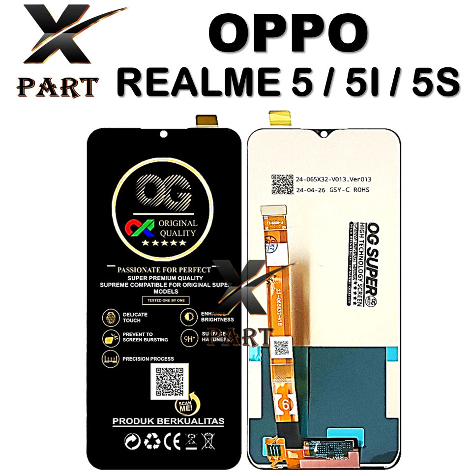 LCD TOUCHSCREEN OPPO REALME 5 / 5I / 5S LCD FULLSET ORIGINAL 100% COMPLETE