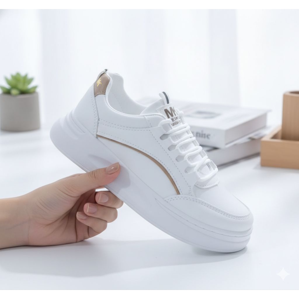 Sepatu wanita MK plat/Sepatu wanita dewasa/Sepatu wanita/Sepatu wanita dewasa keren/ Sepatu wanita s