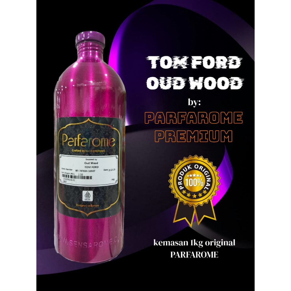 [Parfarome Premium] TOM FORD OUD WOOD| 250ML/500ML/1KG |Bibit parfum murni original pabrik