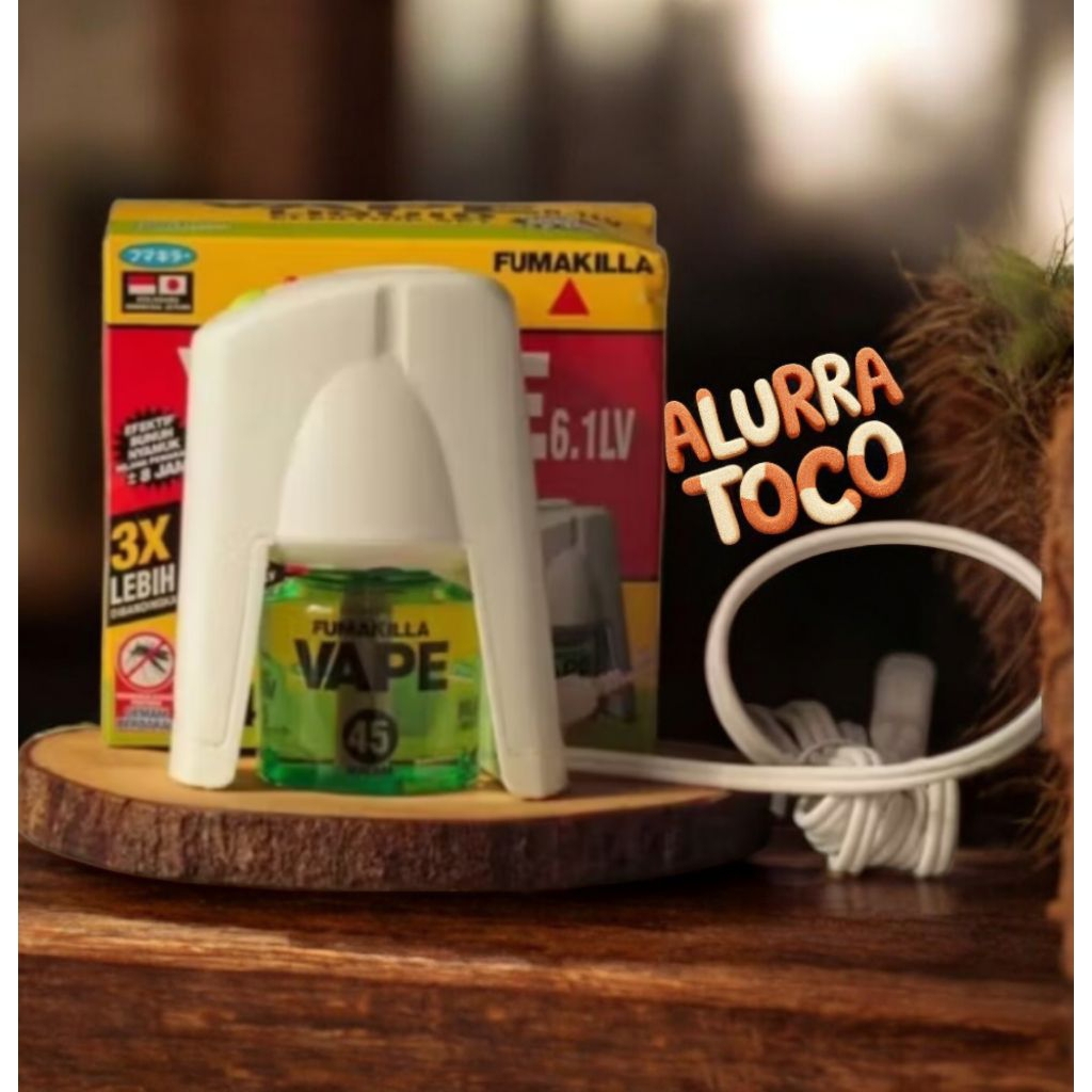 Fumakilla Vape Plus Device Full Set Alat + Isi Lebih Efektif