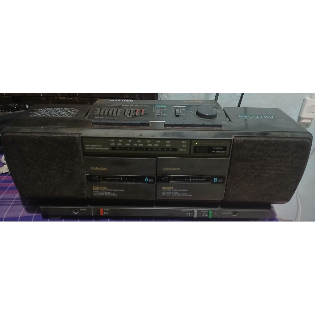 radio tape polytron grandcompo psc-37 kv